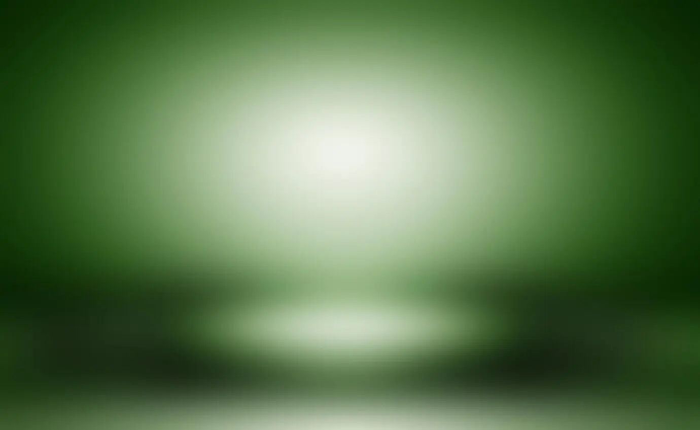 Abstrakter Hintergrund mit grünem Farbverlauf, leerer Raum mit Platz für Ihren Text und Ihr Bild.